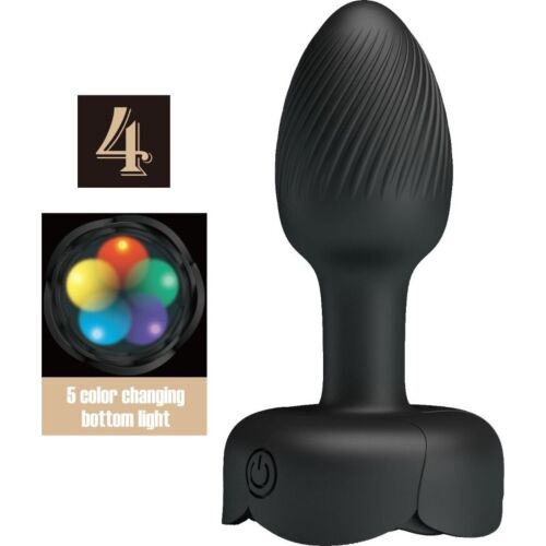 Anální kolík PRETTY LOVE OLMAN s LED světlem
