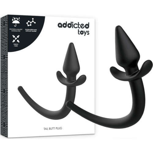 Anální šteky ADDICTED TOYS Puppy Plug s ocasem