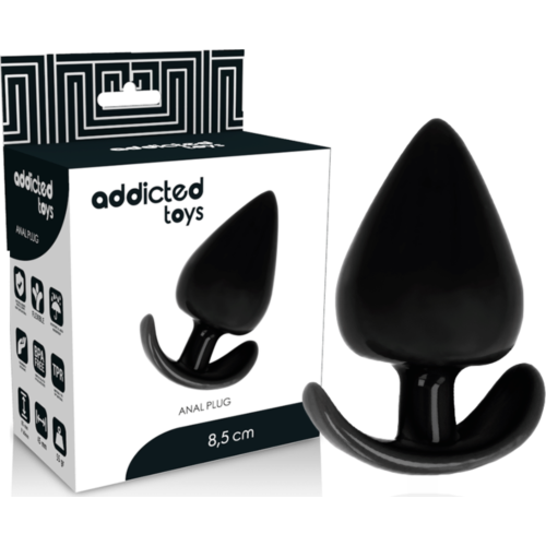 Analní plug ADDICTED TOYS 8.5 CM s realistickou texturou
