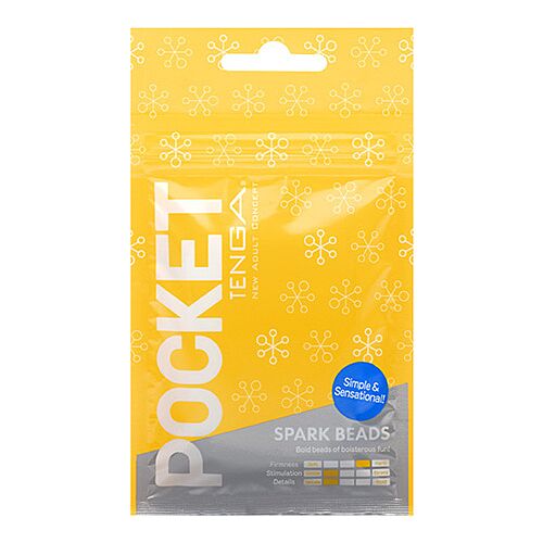 Masturbátor Tenga Pocket Spark Beads s texturami