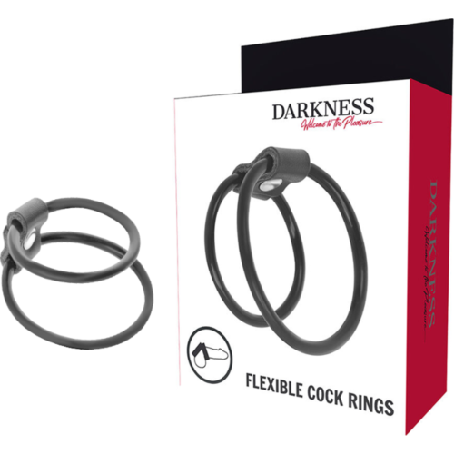 Kroužky na penis DARKNESS - ENHANCING DUO