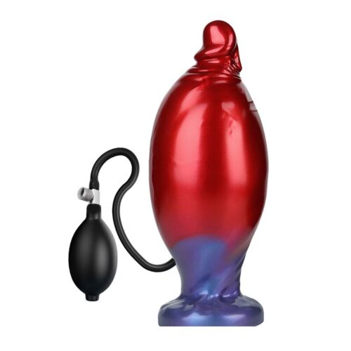 Dildo POWER MONSTERS SHADOW BEHEMOTH s nafukovacím systémem