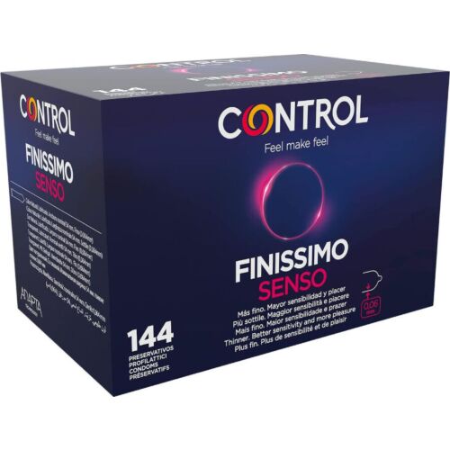 Kondomy CONTROL Finissimo Senso 144 ks s větší citlivostí