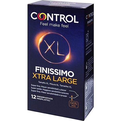 Kondomy Control Finissimo XL - extrémní citlivost