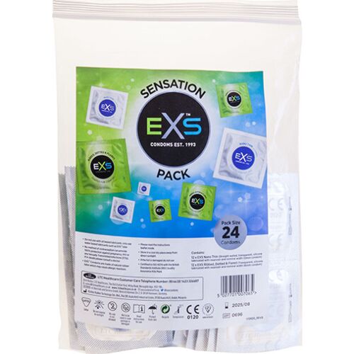 Kondomy Exs Sensation Pack 24 kusů s lubrikantem