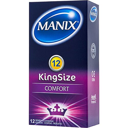 Kondomy Manix King Size s aroma vanilky