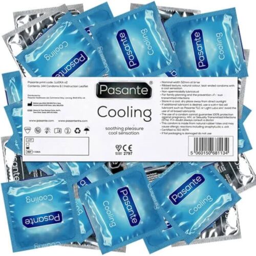 Kondomy Pasante Cooling Sensation – chladivý efekt pro intenzivní zážitky