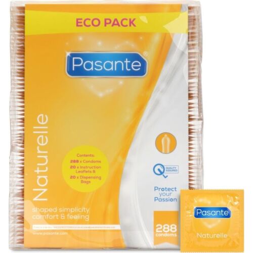 Kondomy Pasante Naturelle 288 ks - ultralubrikované