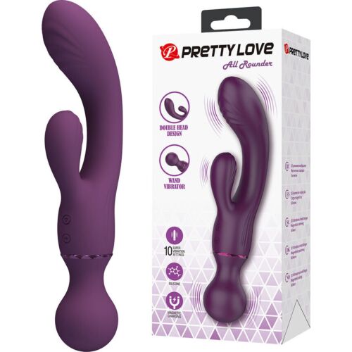 Vibrátor PRETTY LOVE ALL ROUNDER s dvojitou stimulací
