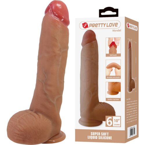 Dildo Pretty Love Mendel 25,5 cm s ventosou
