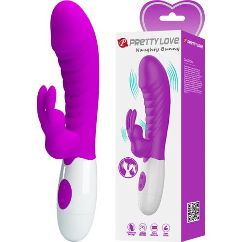 Vibrátor Pretty Love Naughty Bunny s dvojnásobnou vibrací