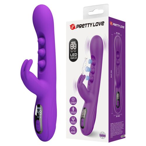 Vibrátor HIGH TECH PRETTY LOVE SABIEN s tleskající stimulací