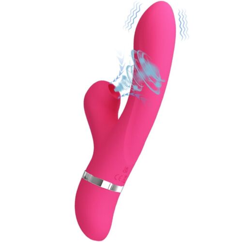 Vibrátor Pretty Love WILLOW s klitorálním stimulátorem