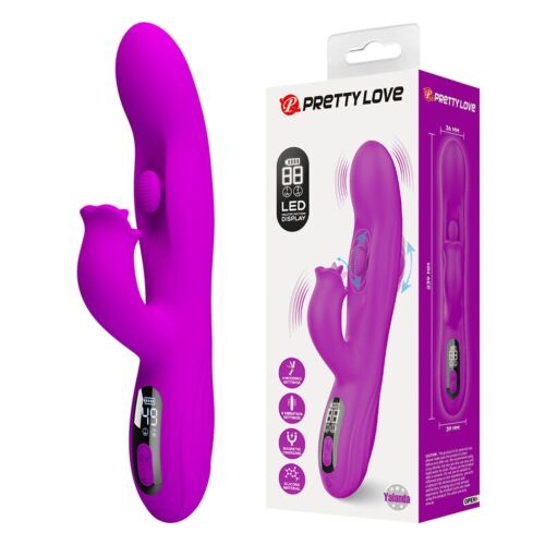Vibrátor HIGH TECH PRETTY LOVE YALANDA s LED displejem
