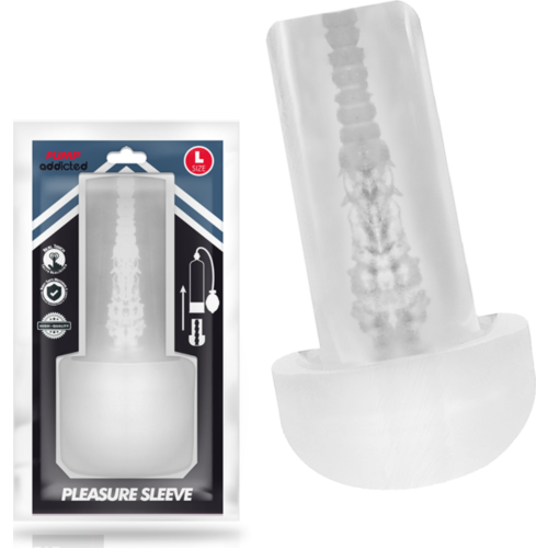 Masturbátor PUMP ADDICTED Pleasure Sleeve s efektem sání