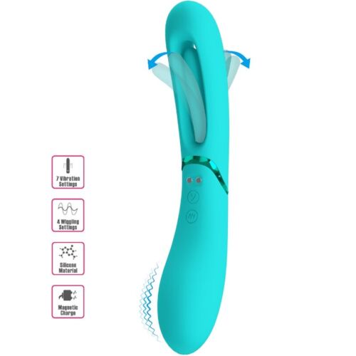 Vibrátor ROMANCE LEXIE s realistickou jazykem a 7 vibracemi