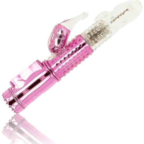 Vibrátor OHMAMA s rotací a stimulátorem klitorisu