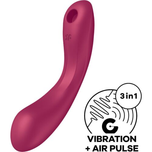 Vibrátor Satisfyer Curve Trinity 1 s více funkcemi