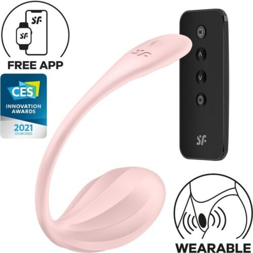 Vibrátor SATISFYER RIBBED PETAL s dálkovým ovládáním