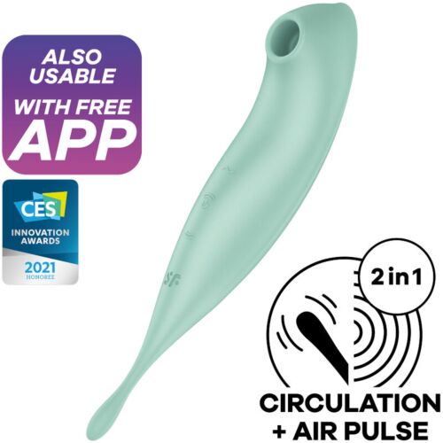 Sací stimulátor Satisfyer Twirling Pro+ s ovládáním aplikace