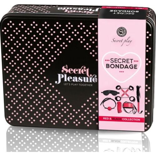 Set BDSM SECRETPLAY Red Collection s 6 kusy