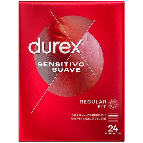 Kondomy DUREX Sensitivo Suave 24 kusů s přírodním pocitem