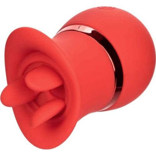 Vibrátor CALEXOTICS French Kiss s vibrací a sáním