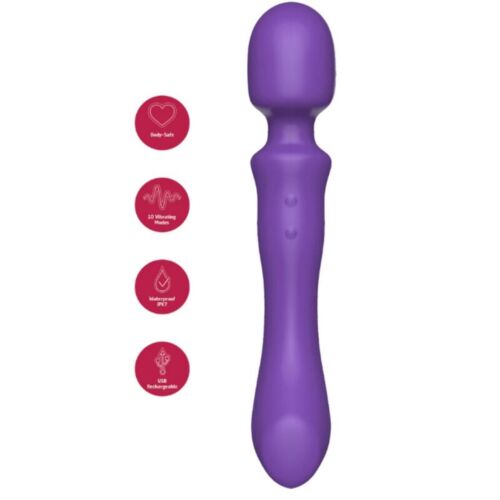 Masážní vibrátor She.E.O Dvojitý | Ergonomický design