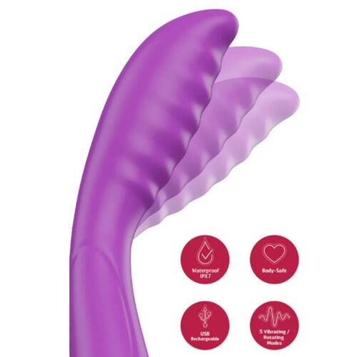 Vibrátor She.E.O Purple Tapping G-Spot
