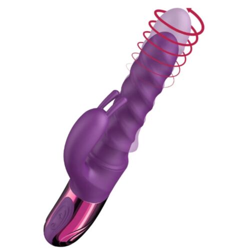 Vibrátor She.E.O Rabbit Swirl se dvěma motory