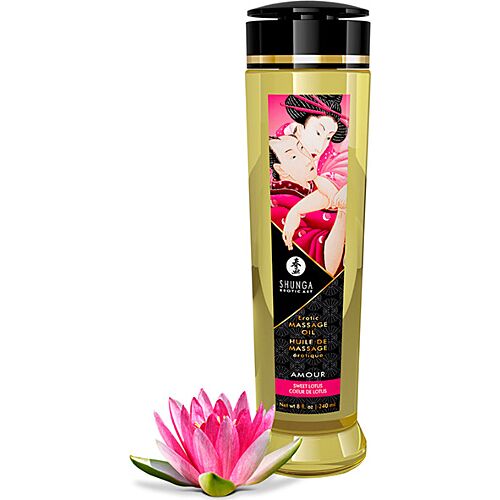 Olej na masáže SHUNGA Amor 240 ml s Ylang-Ylang