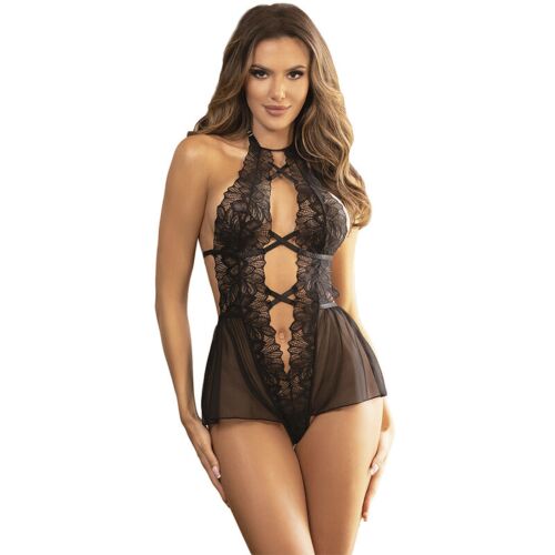 Teddy SUBBLIME BODIES S/M s krajkou a tulem