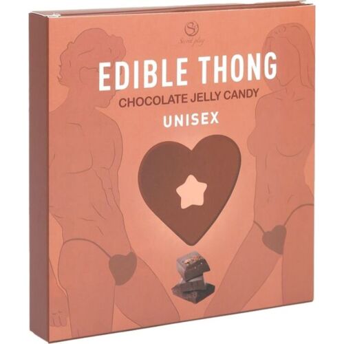 Edible Thong Secret Play Chocolate Heart Shape