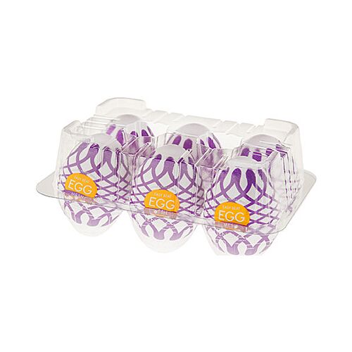 Masturbátor Tenga EGG WONDER MESH s měkkými texturami