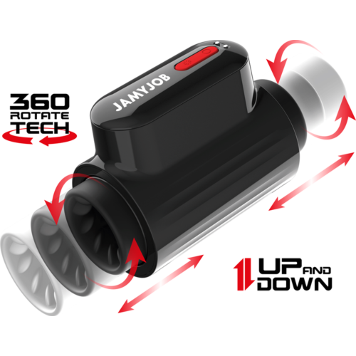 Masturbátor JAMYJOB Vortex s pohonem a rotací