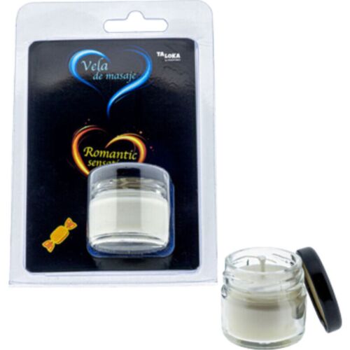 Vela na masáž Taloka karamelová s hydratačním olejem