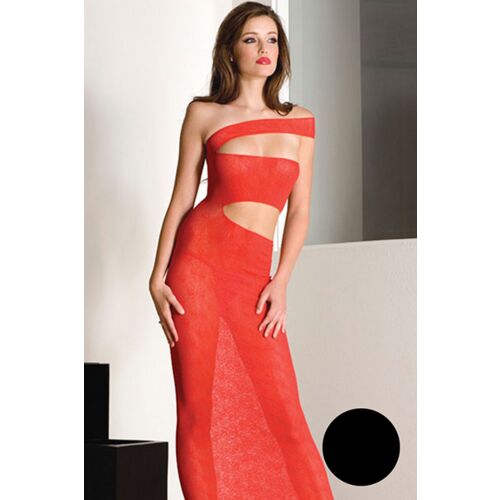 Dlouhé šaty Music Legs se sexy dekoltem