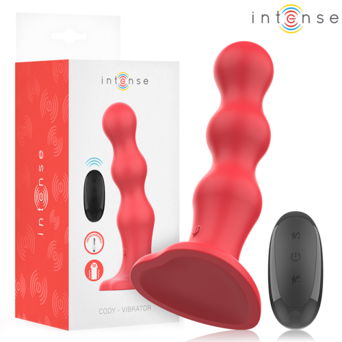 Vibrátor INTENSE Cody s přísavkou a ovládáním na dálku