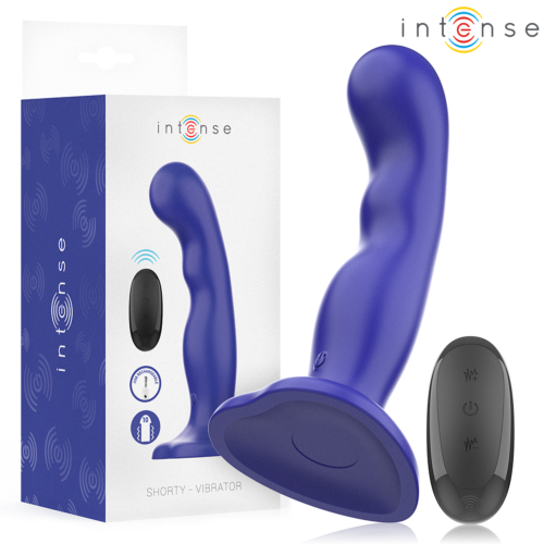 Vibrátor INTENSE SHORTY s přísavkou a dálkovým ovládáním