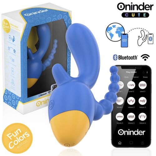 Vibrátor ONINDER CUTE Love 3 Some s inteligentním ovládáním