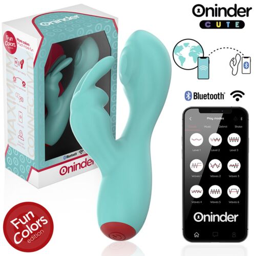 Vibrátor ONINDER CUTE LOVE BUNNY s aplikací a Módem Tapping