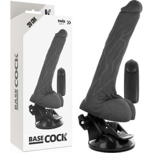 Vibrátor BASECOCK 20 cm s ovladačem