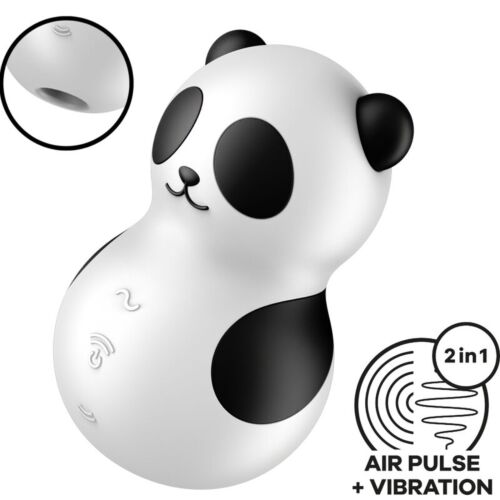 Sací Satisfyer Pocket Panda s vibrací