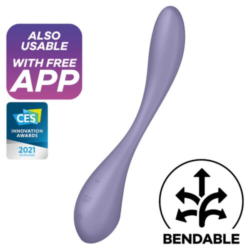 Vibrátor SATISFYER G-SPOT FLEX 5 s flexibilním krkem