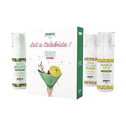 Sada olejů Exsens Warming Gourmet 3 x 30ml s teplem