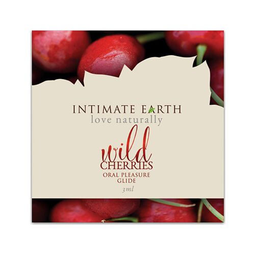 Lubrikant Intimate Earth Wild Cherry s příchutí třešní 3ml