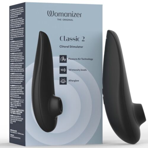 Klitorální stimulátor WOMANIZER Classic 2 černý, 10 úrovní intenzity