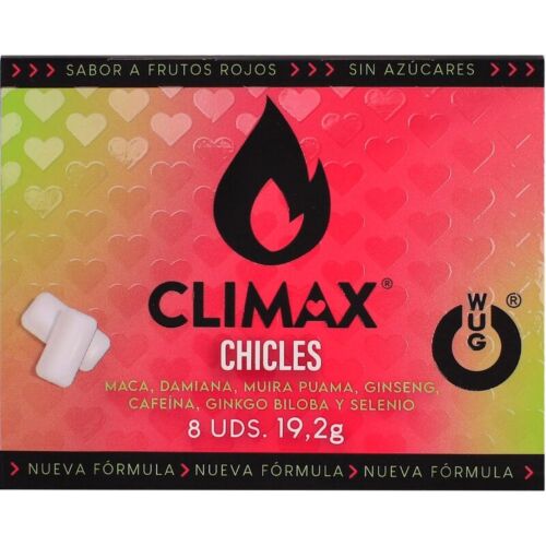Chicles WUG GUM WUG CLIMAX pro energii a osvěžení