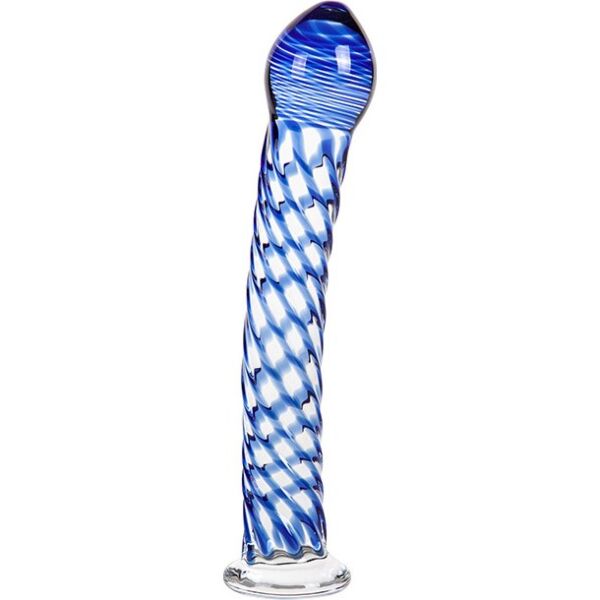 Dildo S Pleasures Crystal AQUARIUS s teplotním efektem