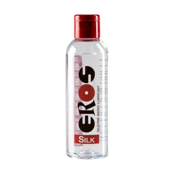 Lubrikant Eros Silk Silicone 100 ml s dlouhou výdrží